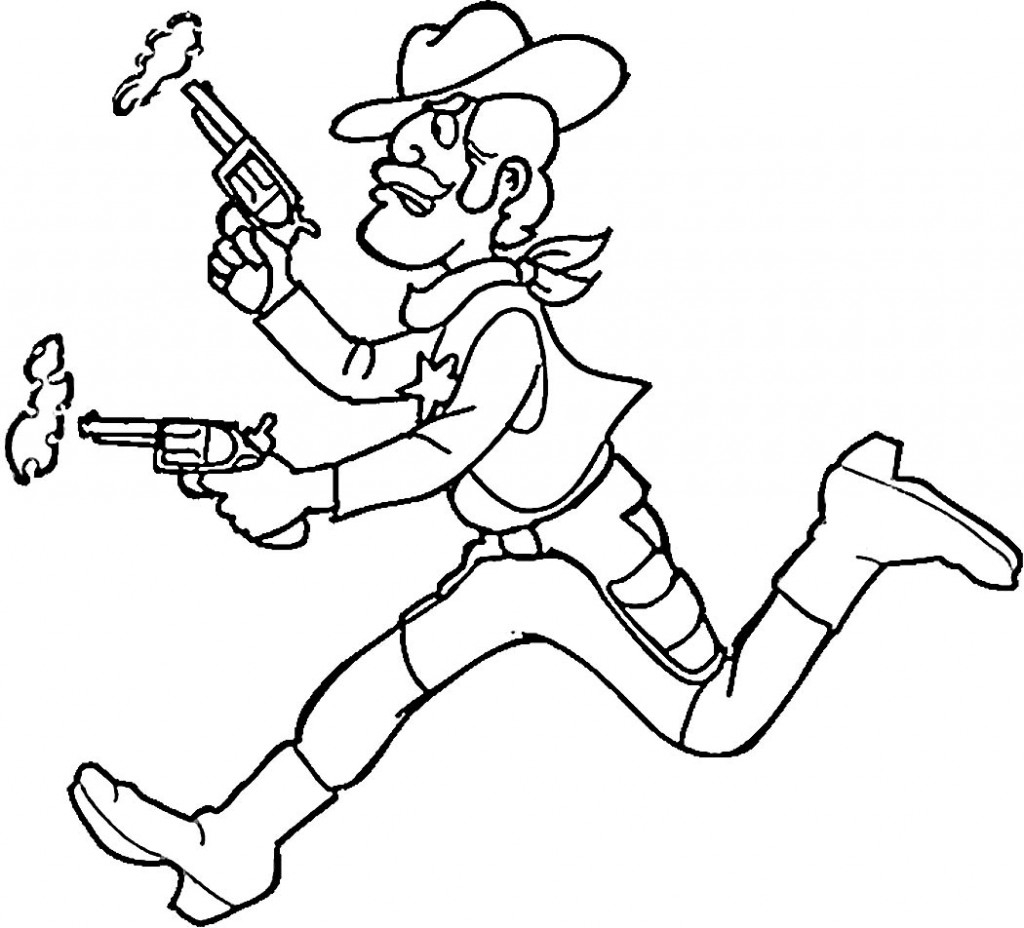 Free Printable Cowboy Coloring Pages For Kids ColoringMe