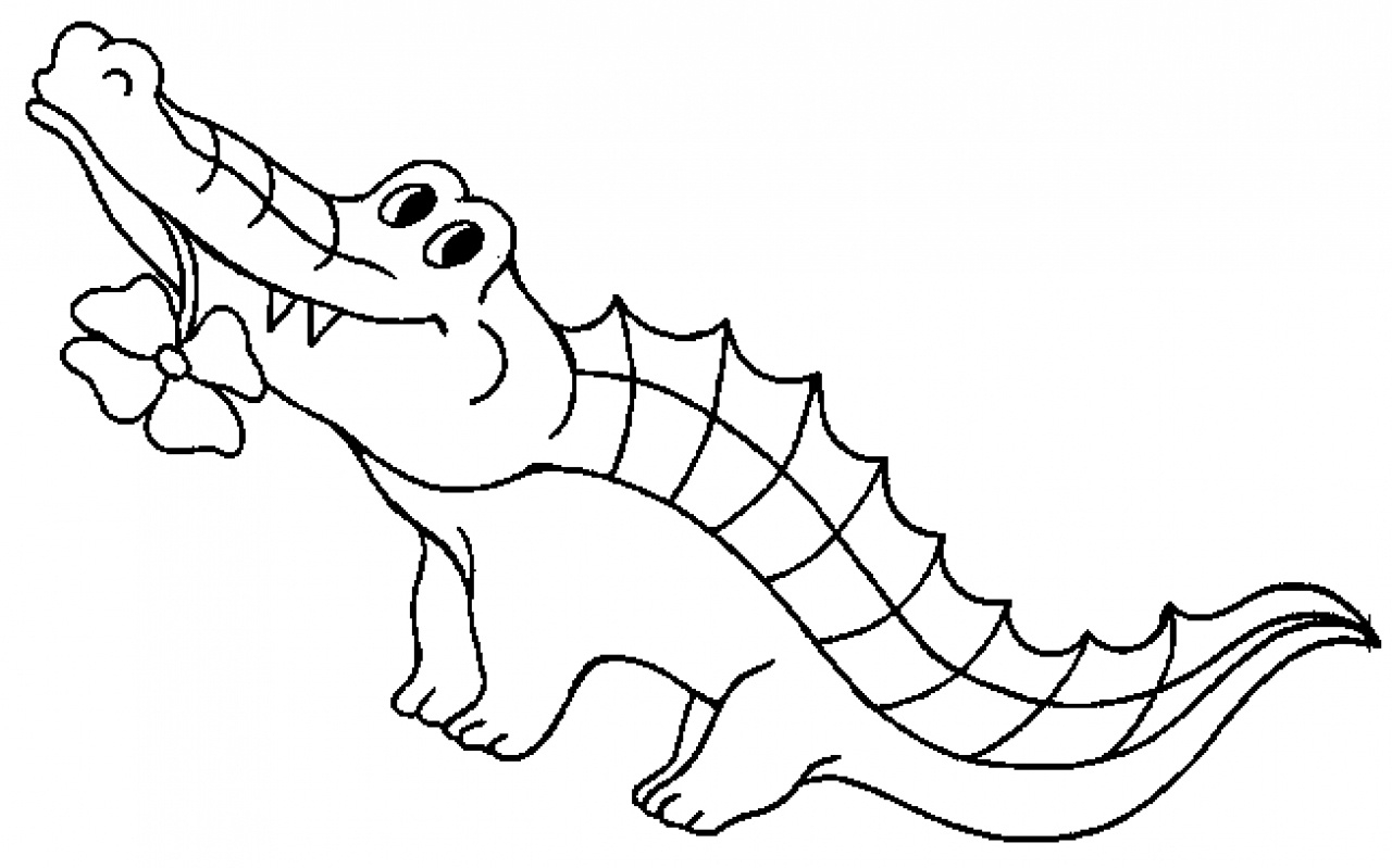 Free Printable Crocodile Coloring Pages For Kids Free Printable 