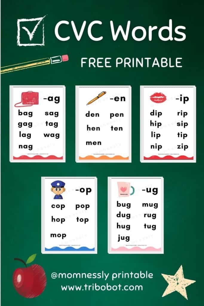 Free Printable Cvc Words Worksheets Collection Cheapest Www 