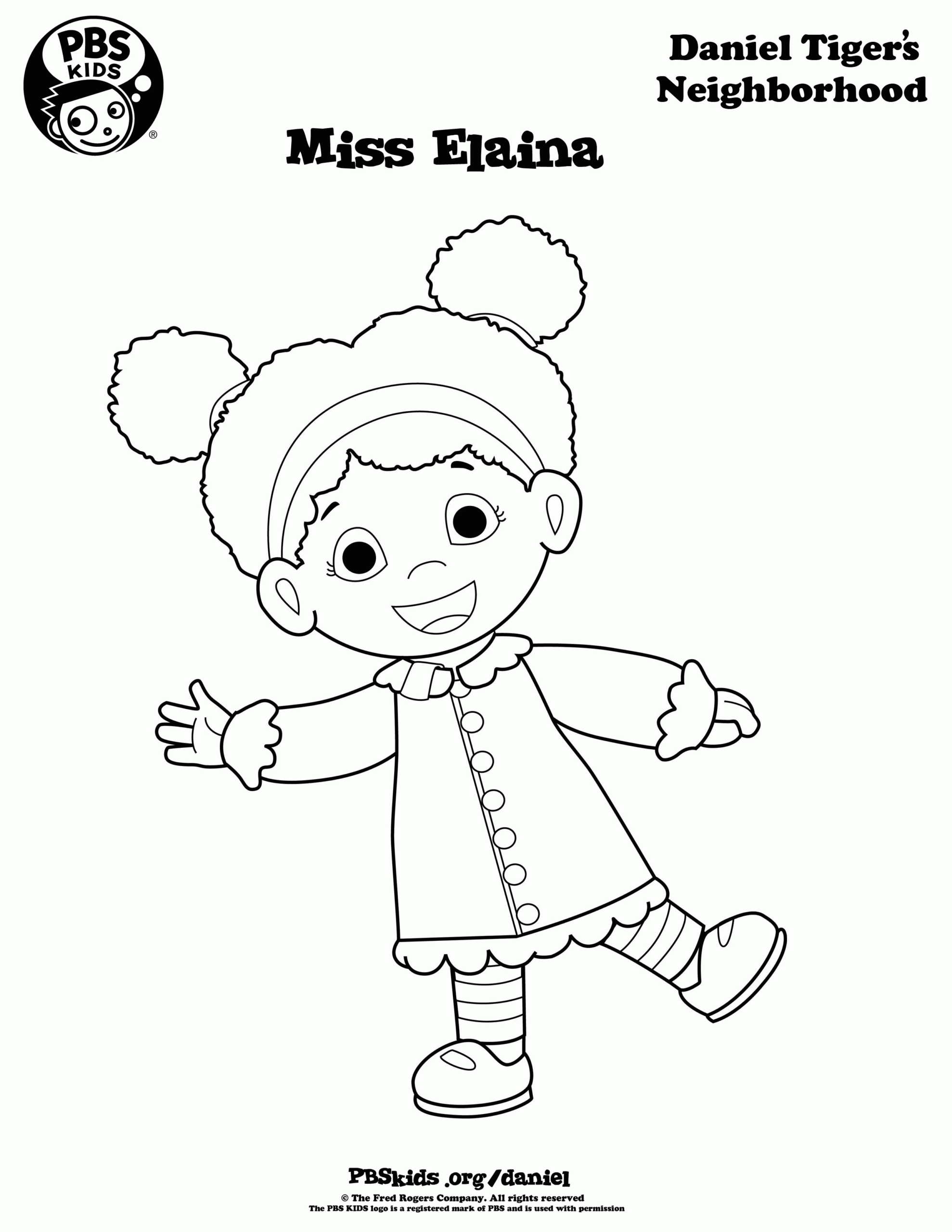 Free Printable Daniel Tiger Coloring Pages Coloring Home