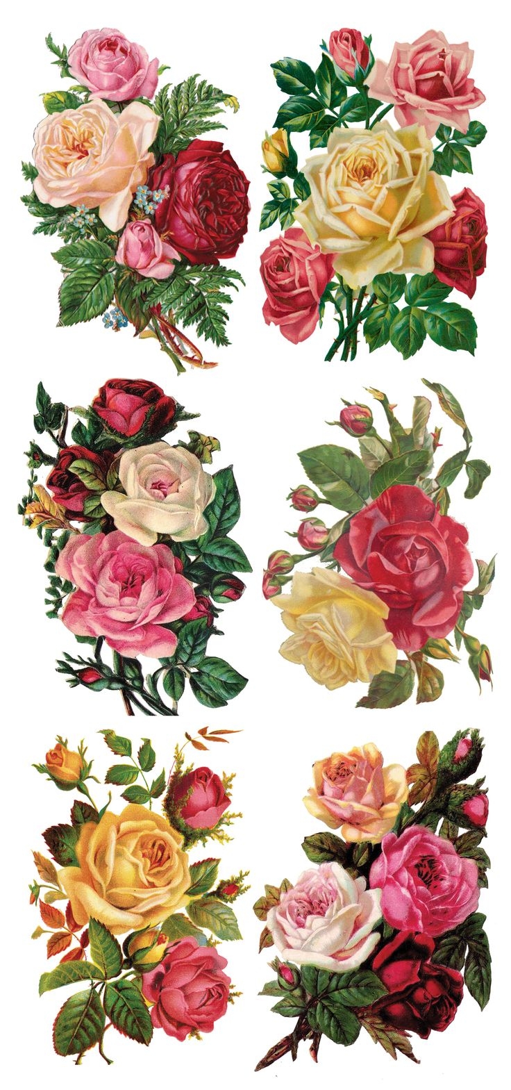 Free Printable Decoupage Flowers Fanny Printable