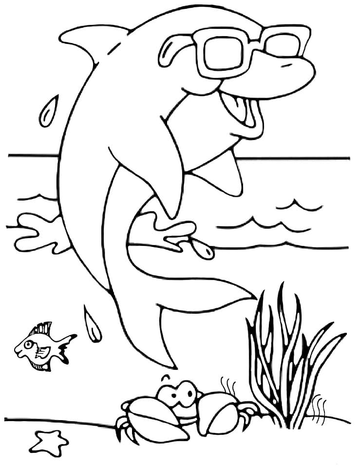 Free Printable Dolphin Coloring Page Free Printable Coloring Pages 