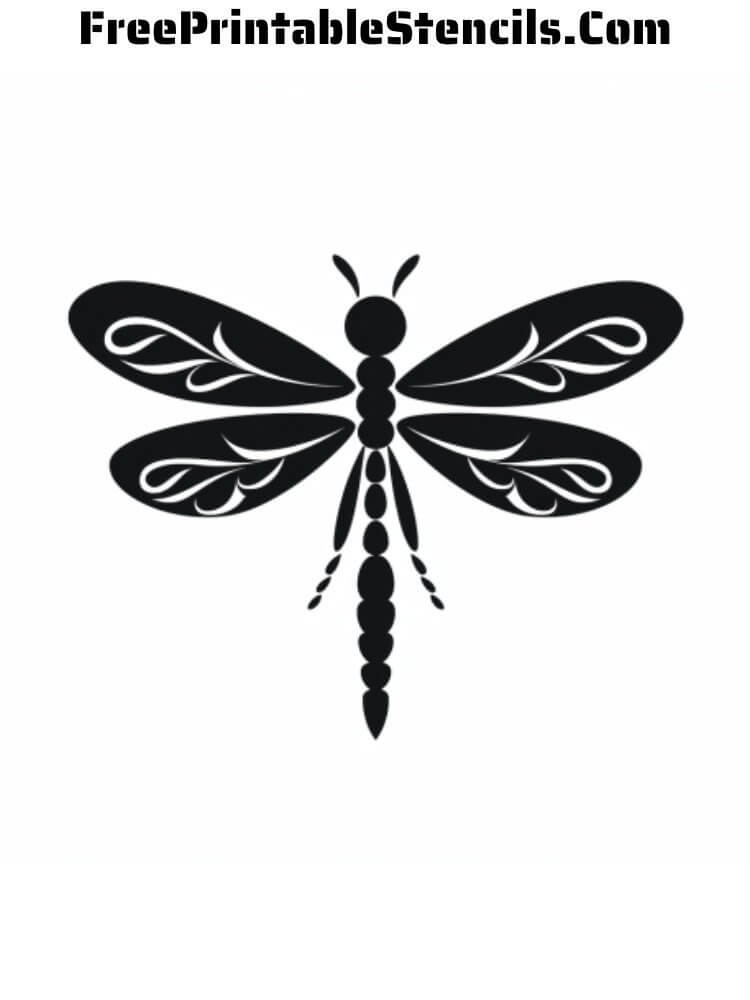 Free Printable Dragonfly Stencils Free Printable Stencils