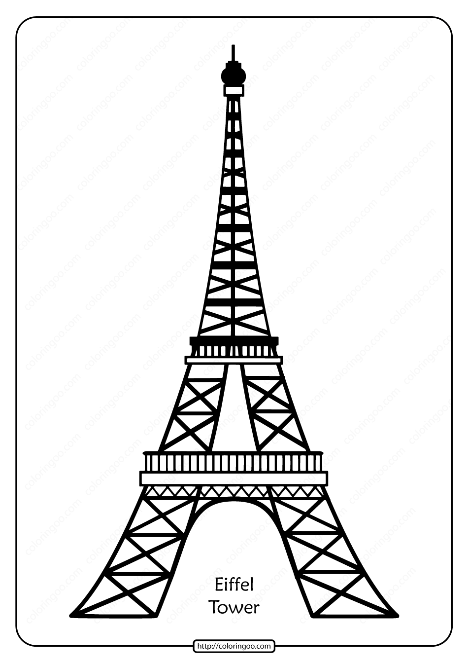 free printable eiffel tower pictures