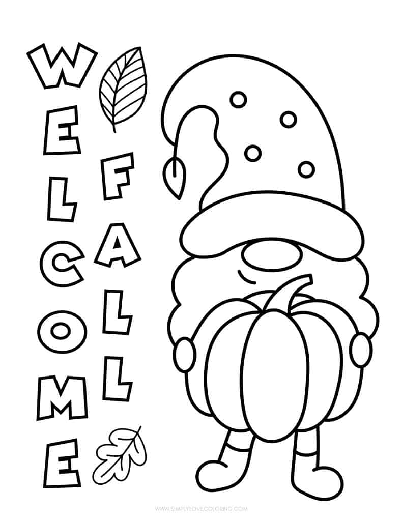 Free Printable Fall Coloring Sheet Free Coloring Sheet Printables For 