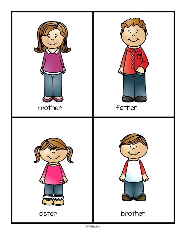 free printable pictures of family members