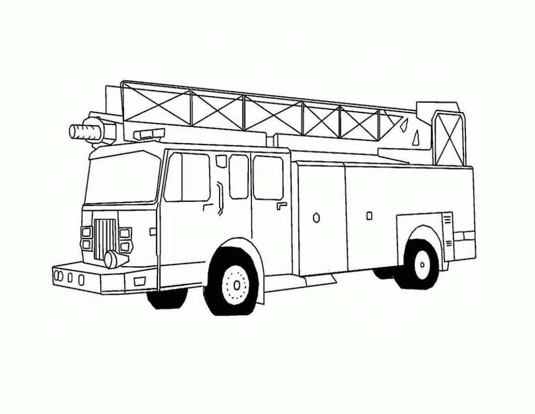 free printable fire truck pictures