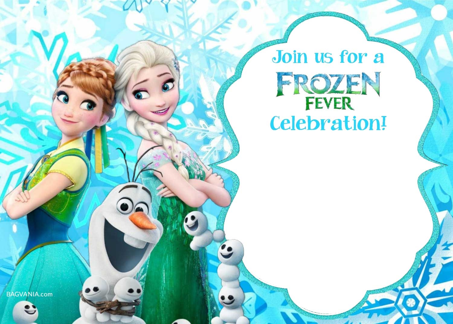 FREE Printable Frozen Invitation Templates Bagvania FREE Printable 