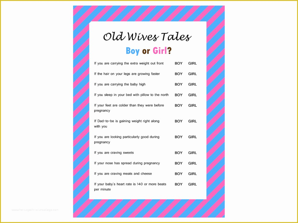 Free Printable Gender Reveal Templates Of 5 Unique Gender Reveal Party 