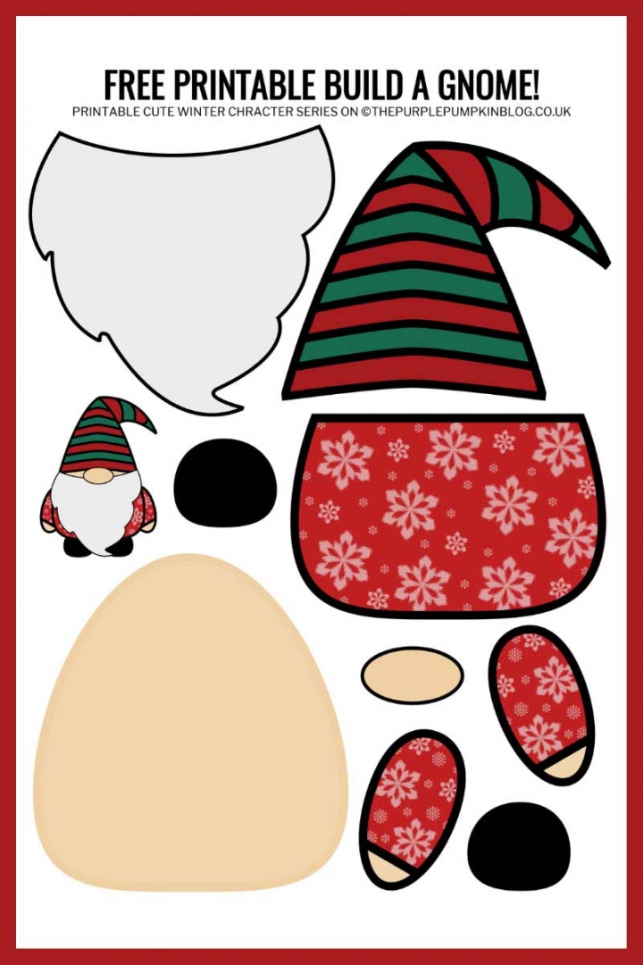 Free Printable Gnome Pattern FREE Printable HQ