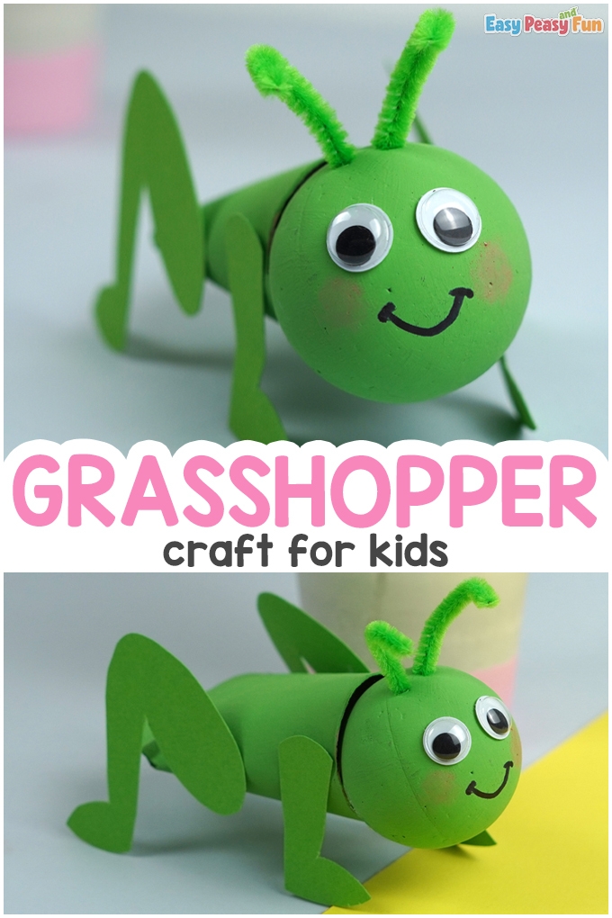 Free Printable Grasshopper Craft Template Simple Mom 44 OFF