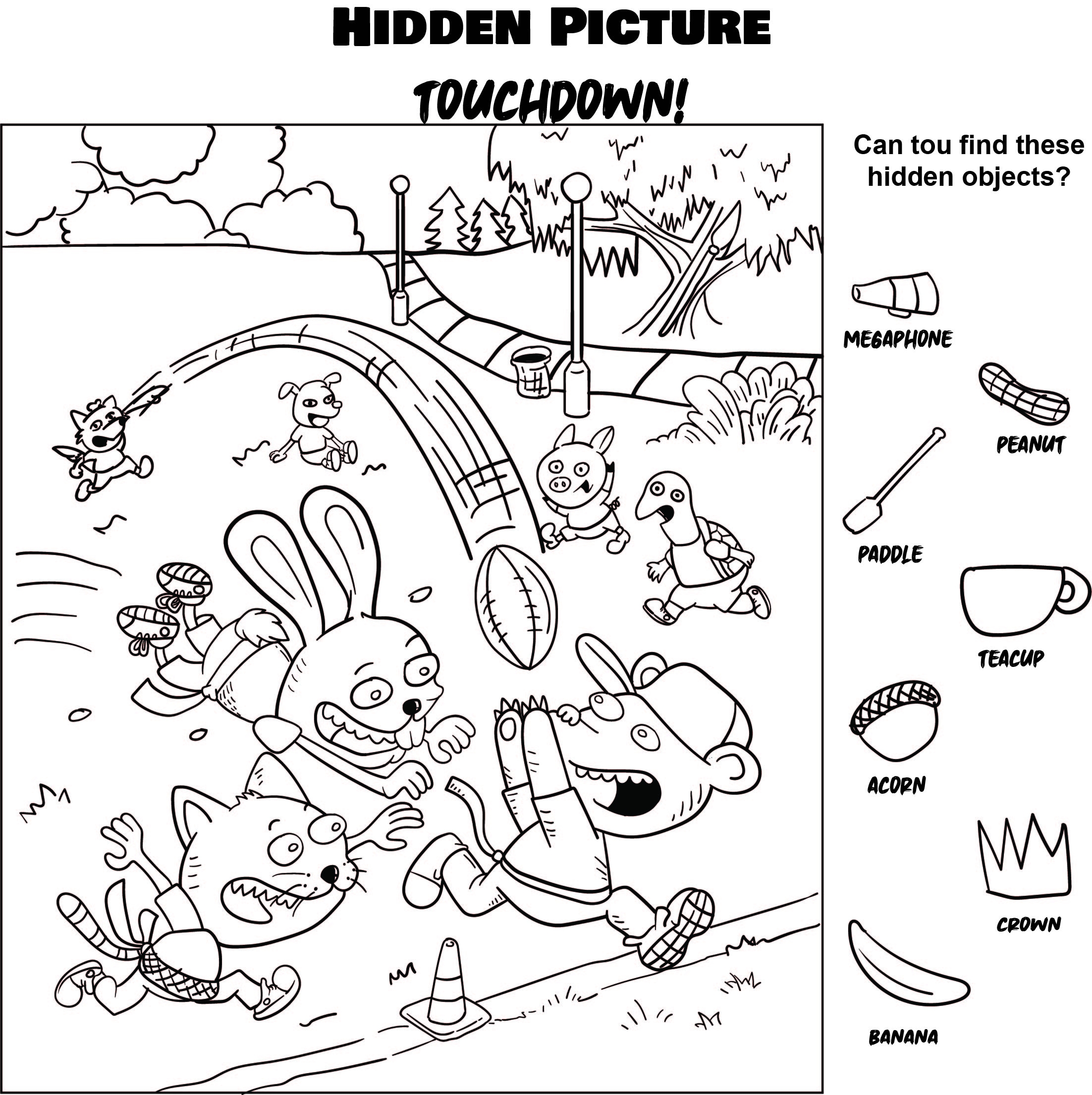 Free Printable Hidden Pictures Worksheets Printable Worksheets
