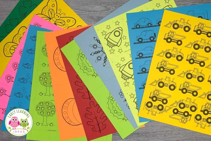 free printable hole punch activities