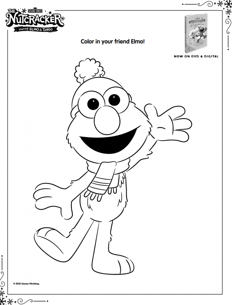 Free Printable Holiday Elmo And The Nutcracker Coloring Pages Classy 