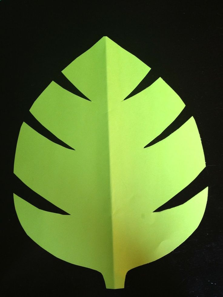 Free Printable Jungle Leaf Template Printable Templates