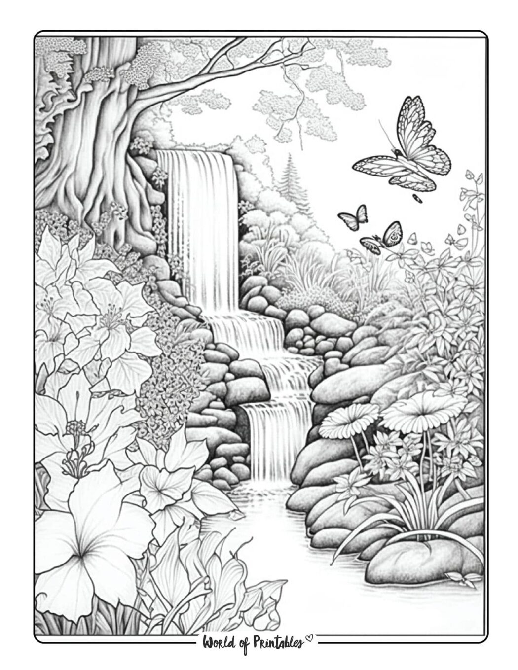 Free Printable Landscape Coloring Pages Image To U