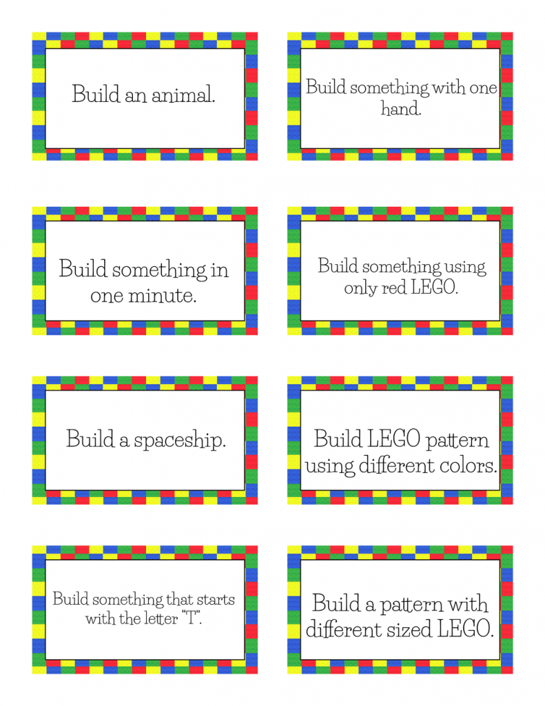 Free Printable Lego
