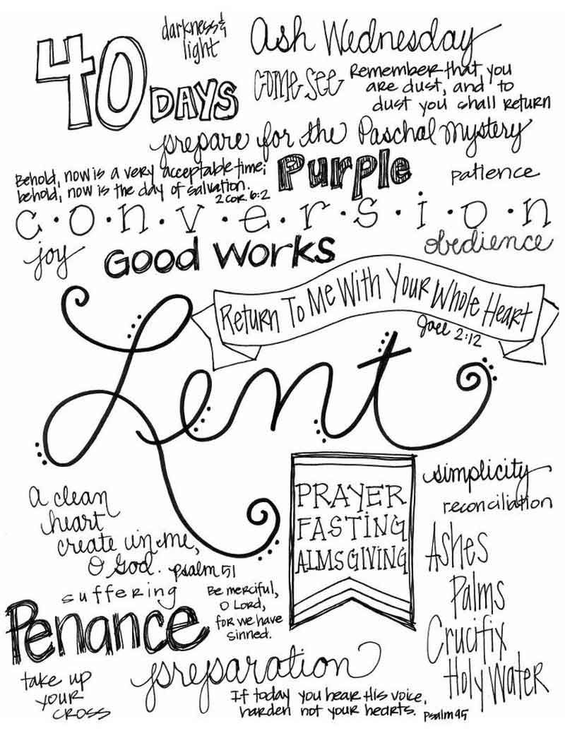 Free Printable Lent Activities