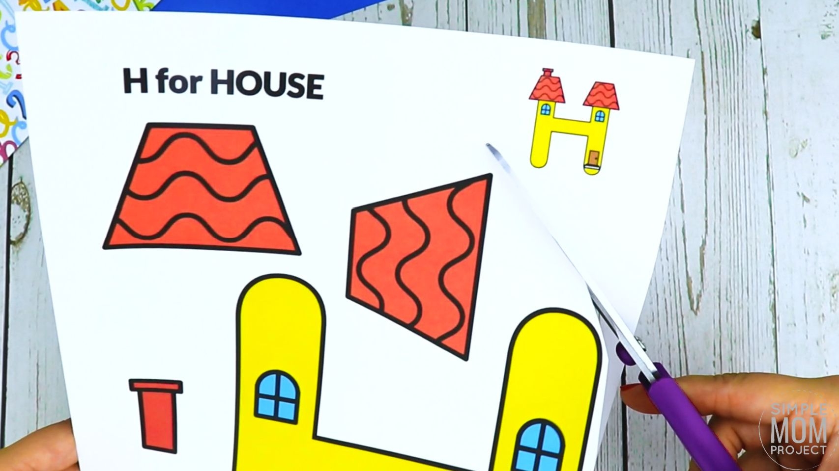printable letter h craft template