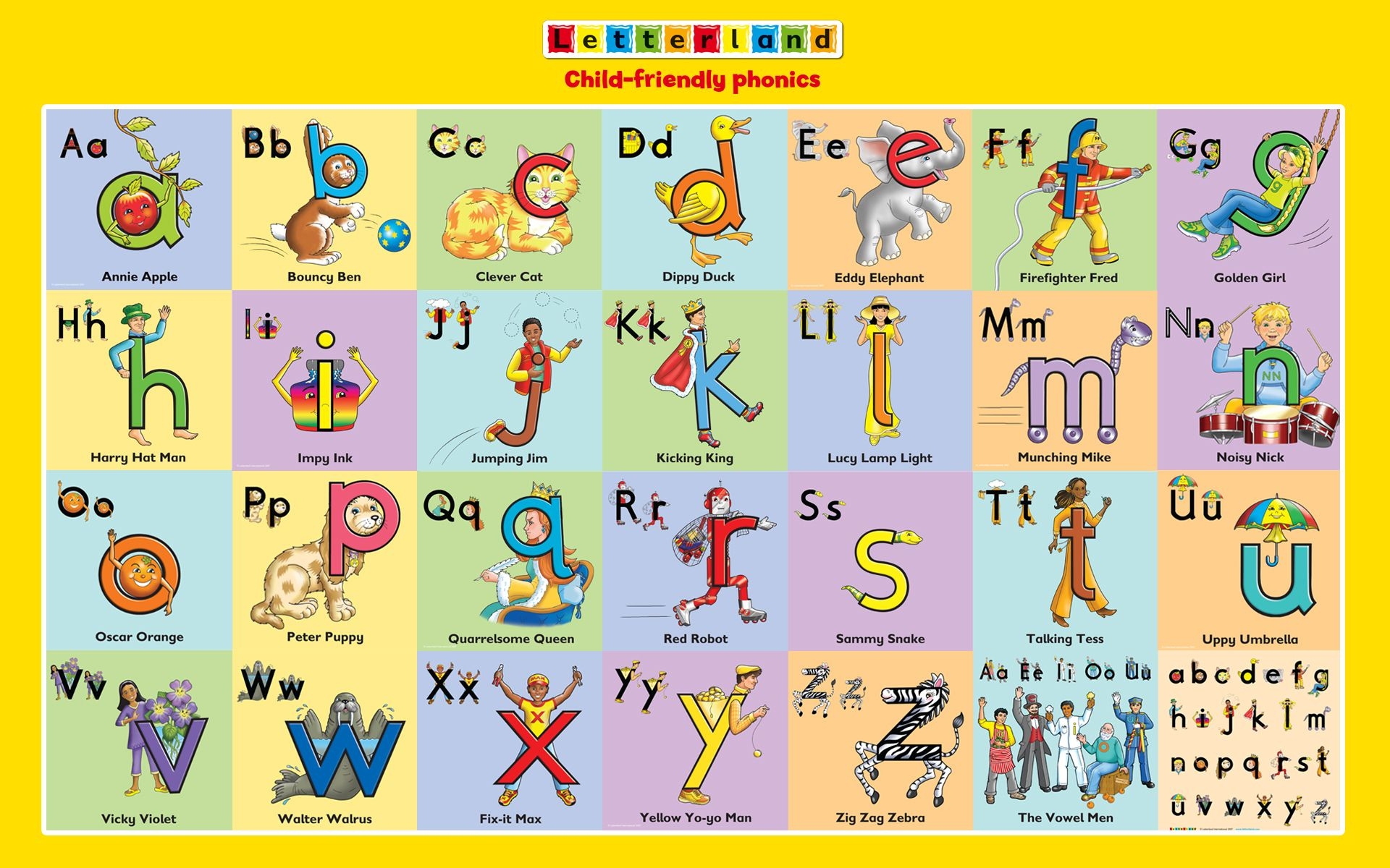 Free Printable Letterland Worksheets Fanny Printable