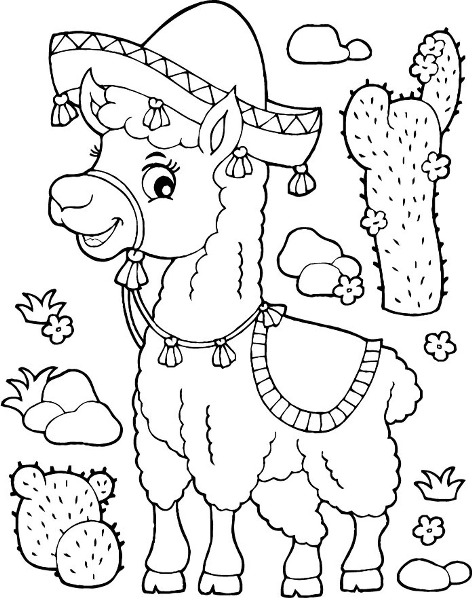 Free Printable Llama Valentines Lincoln March