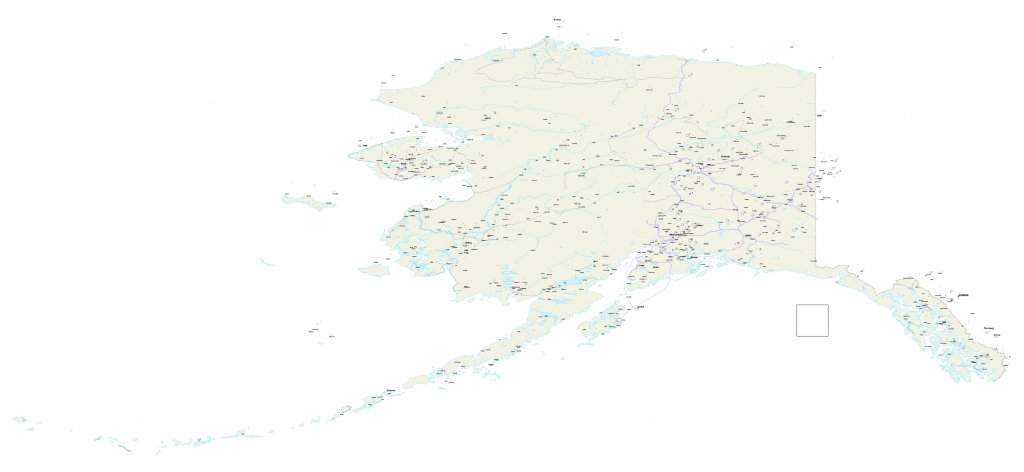 Free Printable Map Of Alaska Printable Maps