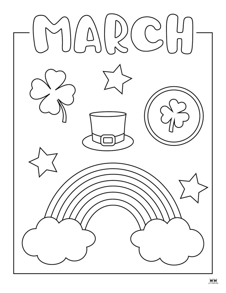 free printable march activity sheets
