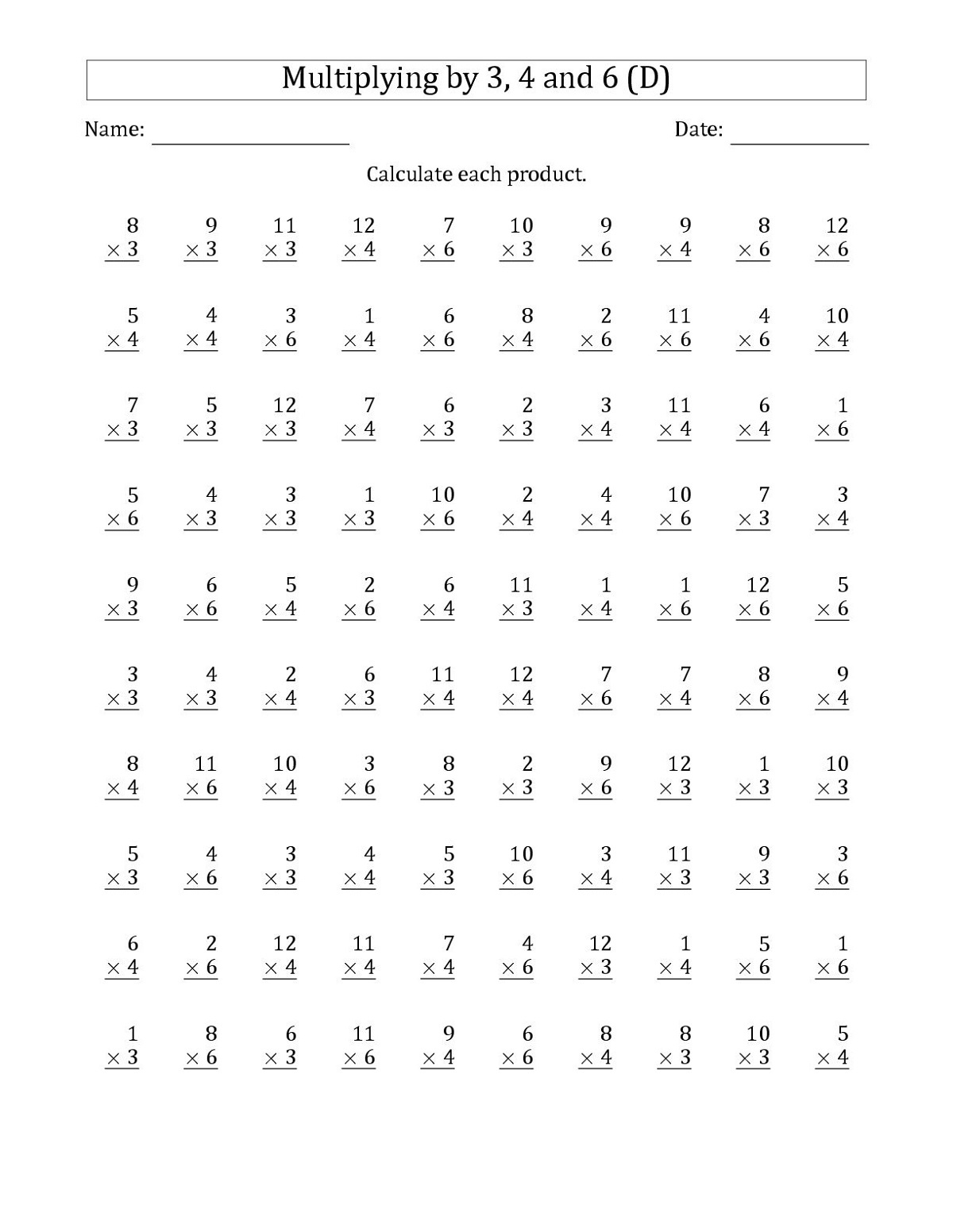 simple math worksheets printable