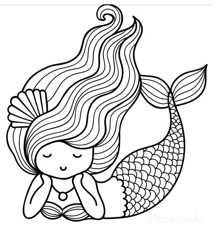 free printable mermaid pictures