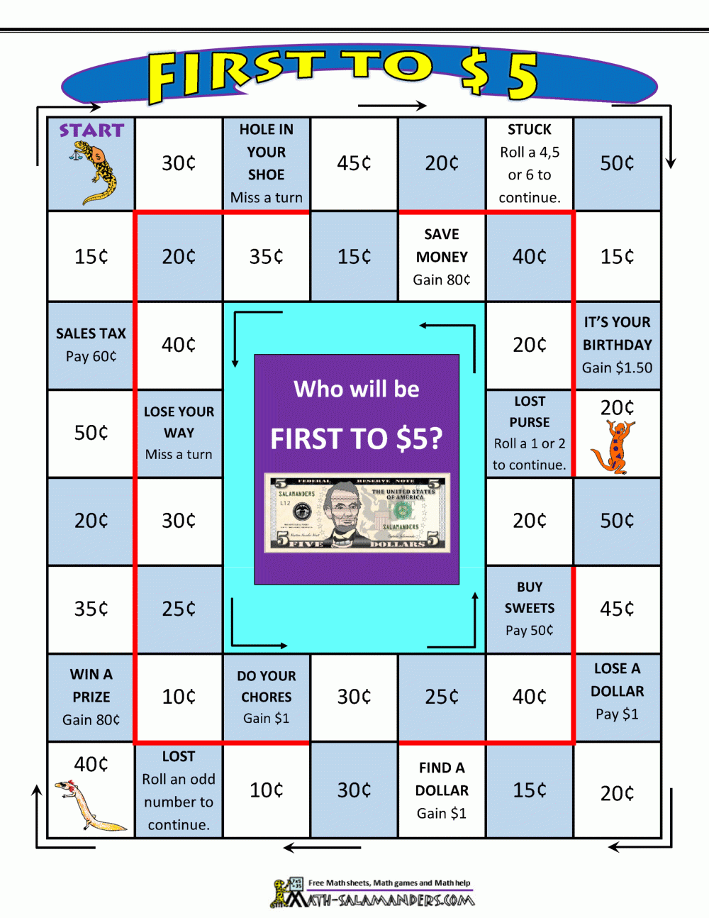 Free Printable Money Math Games Download Free Printable Money Math 