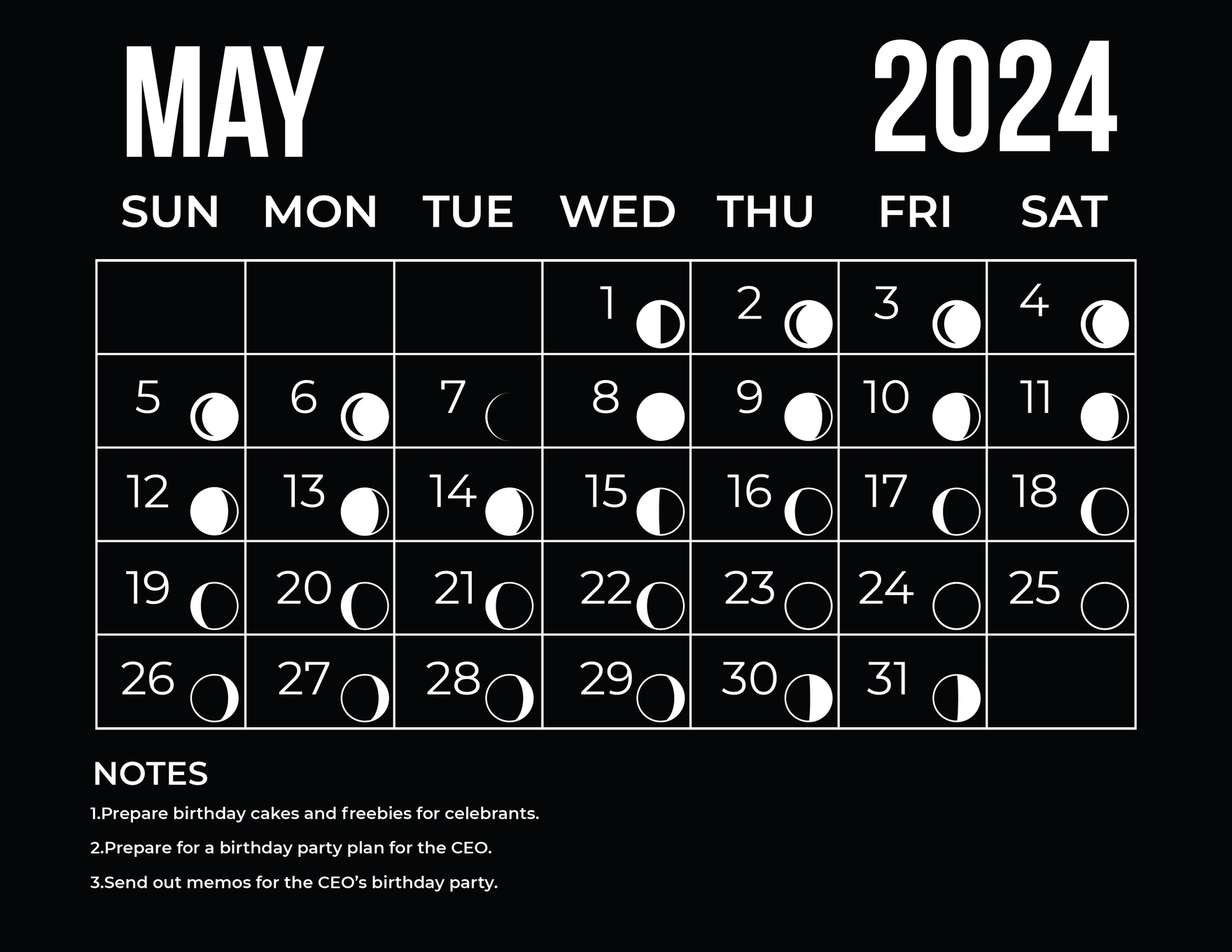 free printable moon pictures