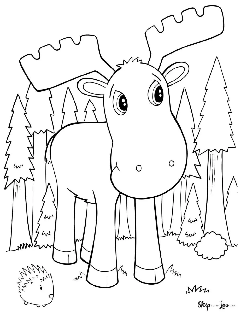 free printable moose pictures