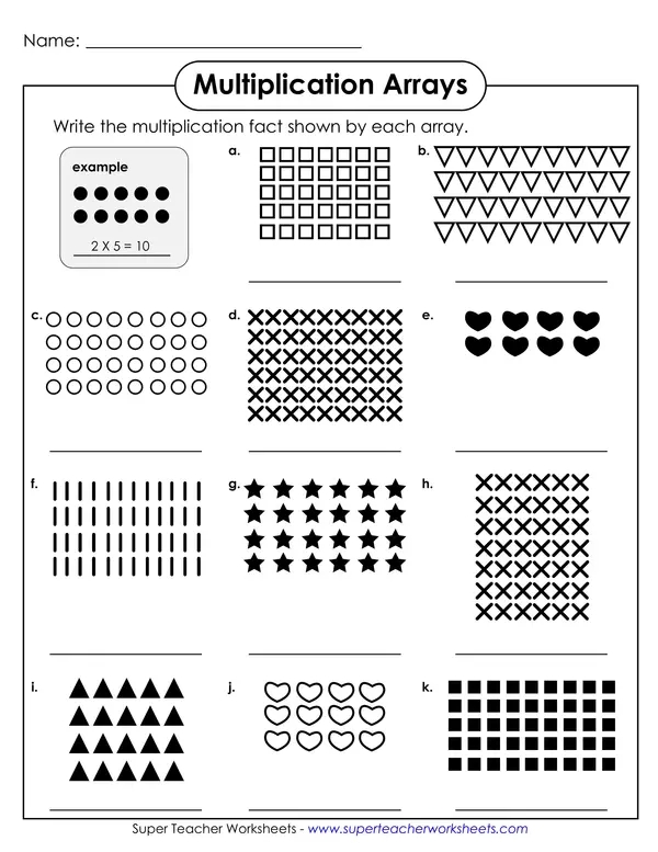 Free Printable Multiplication Array Worksheets Download Free Printable 