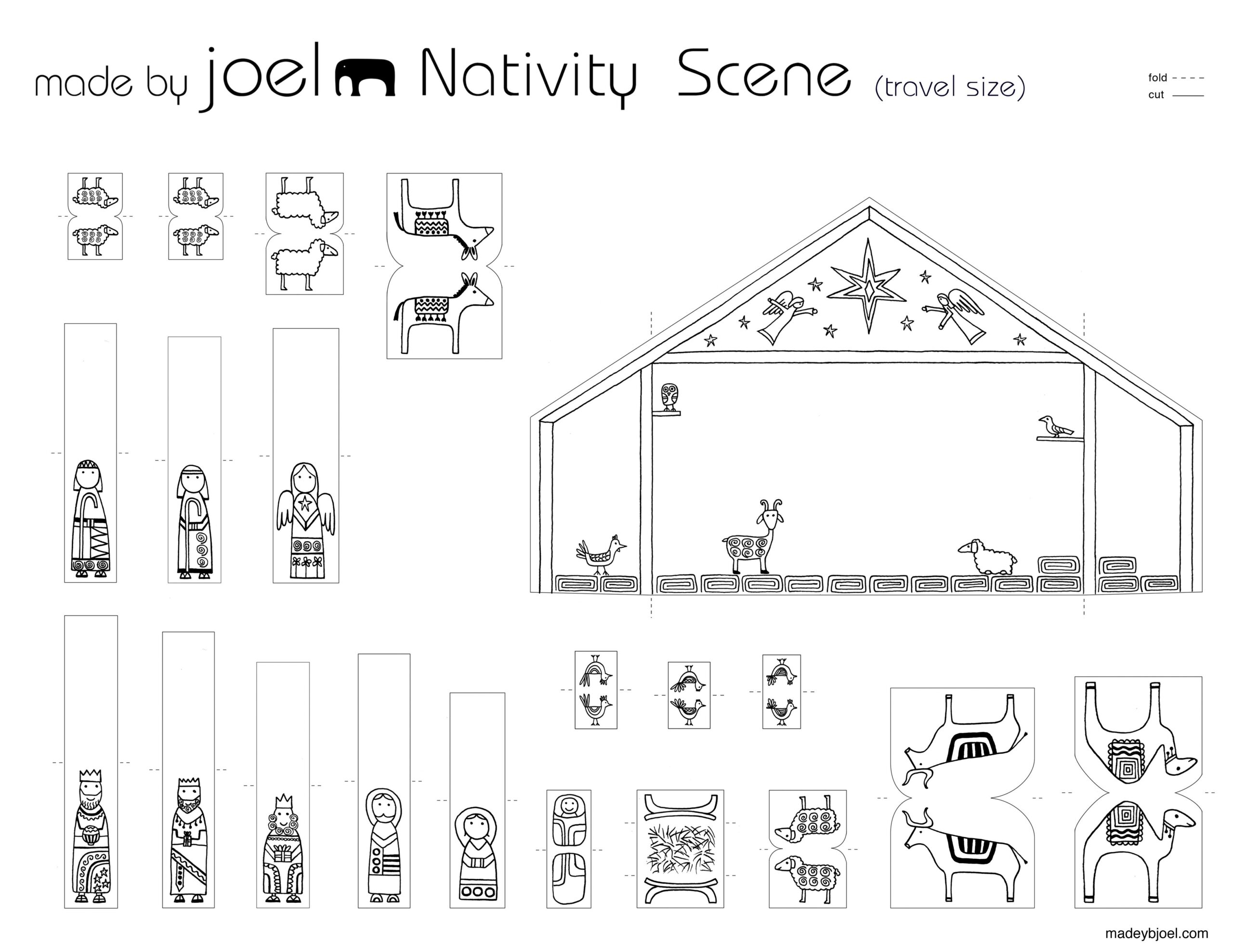free printable nativity pictures