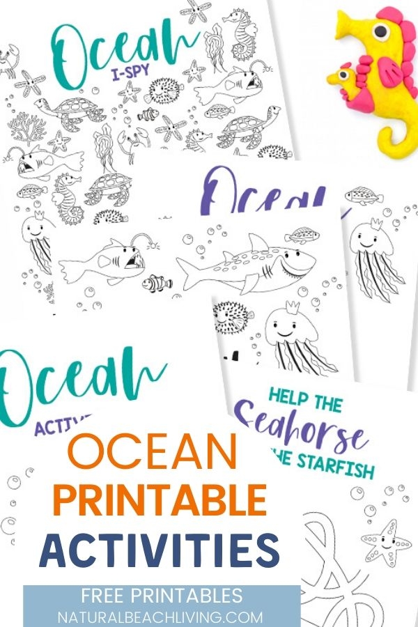 Free Printable Ocean Activity Pages For Preschoolers And Kindergarten 