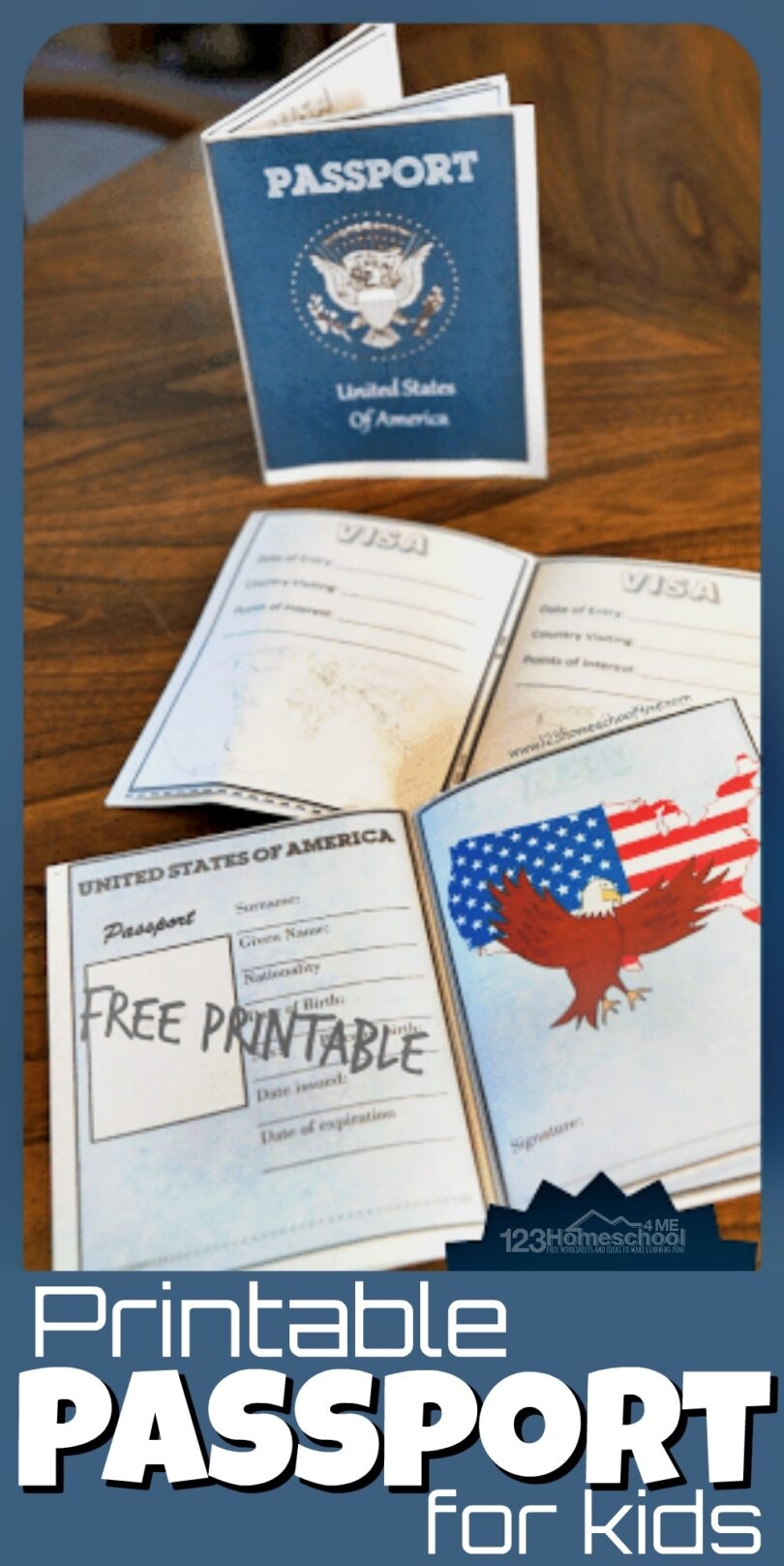 Free Printable Passport Activity For Kids Templates Printable Free