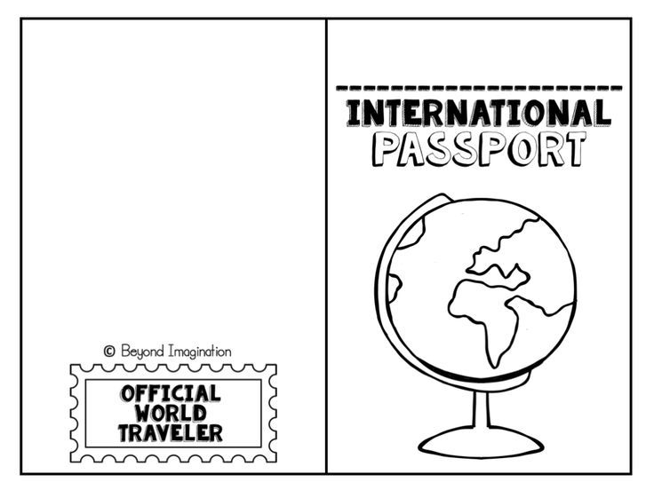 free printable passport activity