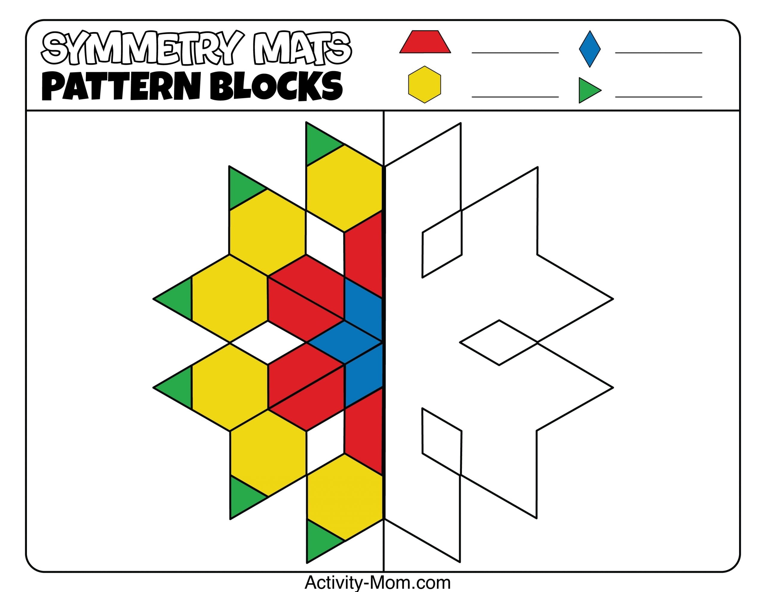 Free Printable Pattern Block Templates Printable Templates Online By 