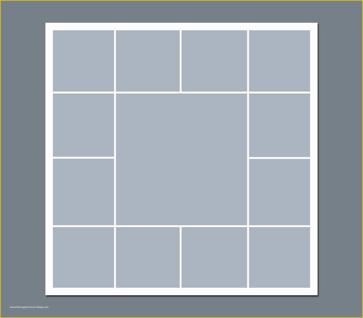 Free Printable Photo Collage Template Of Free Collage Template For 