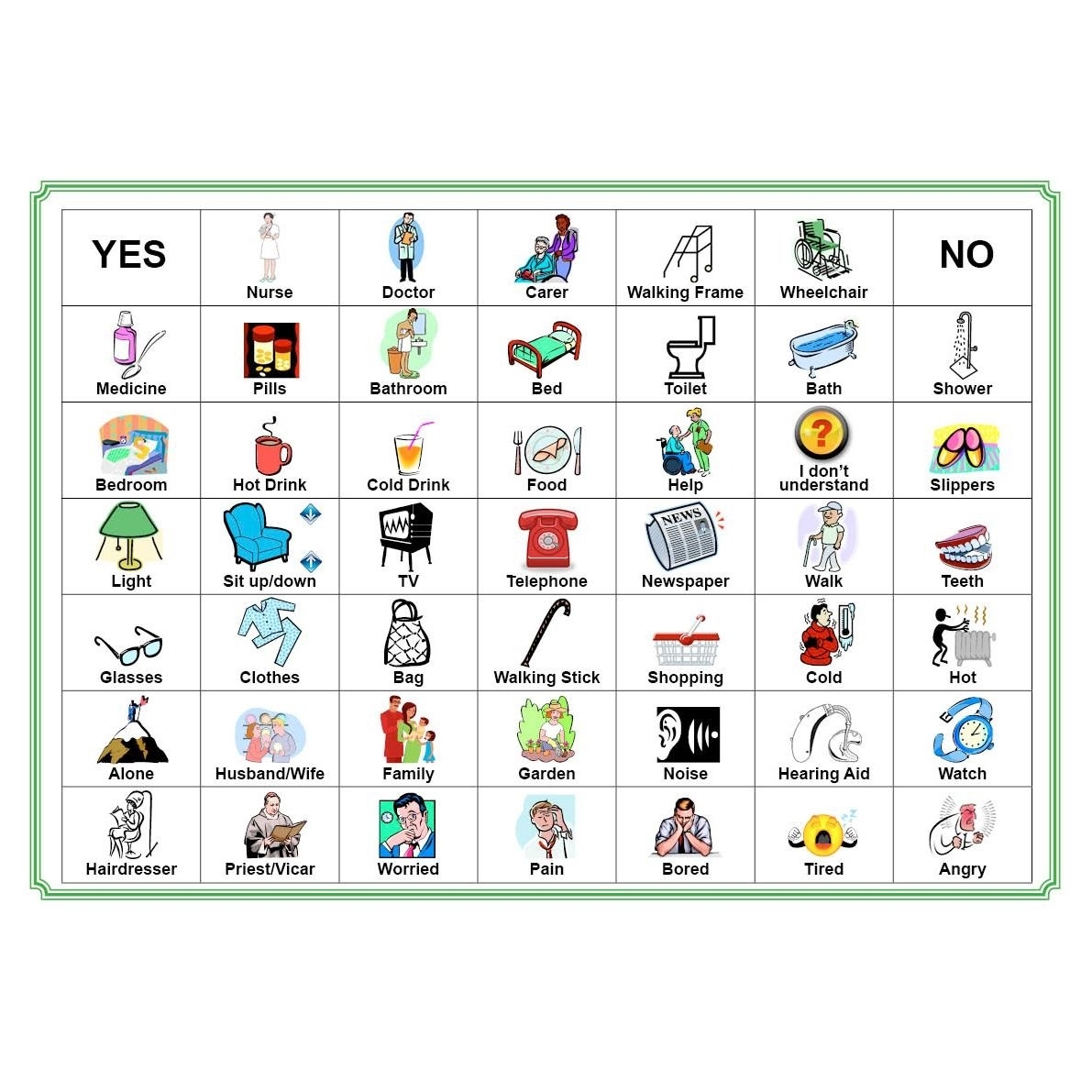 free printable picture communication symbols for adults