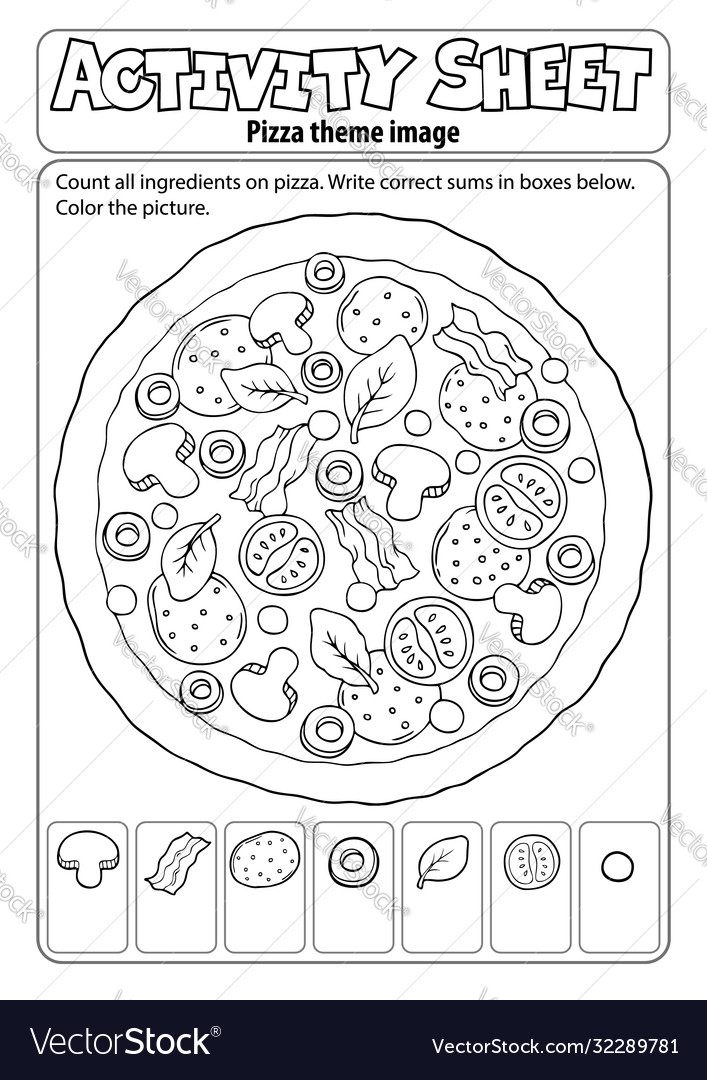 Free Printable Pizza Activity Sheets