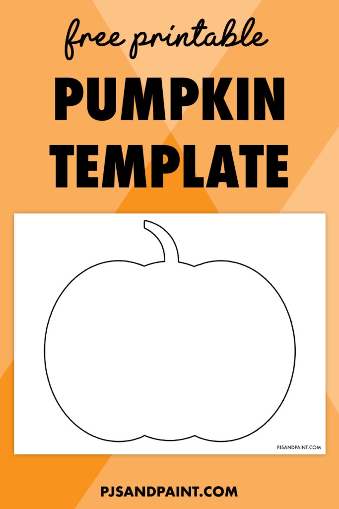 printable pumpkin craft template