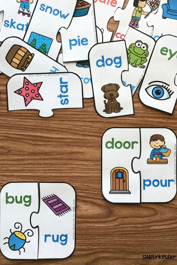 free printable rhyming activities