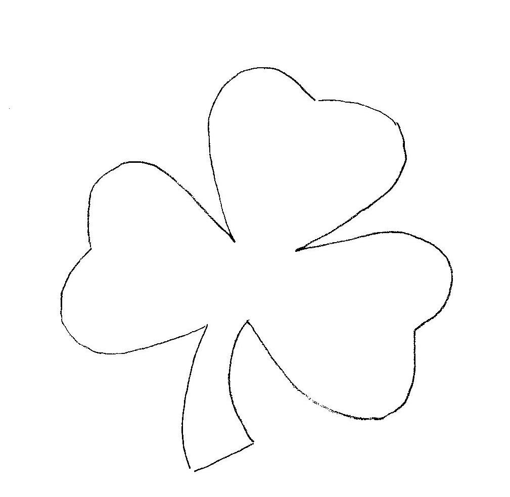 Free Printable Shamrock Cutouts Free Printable