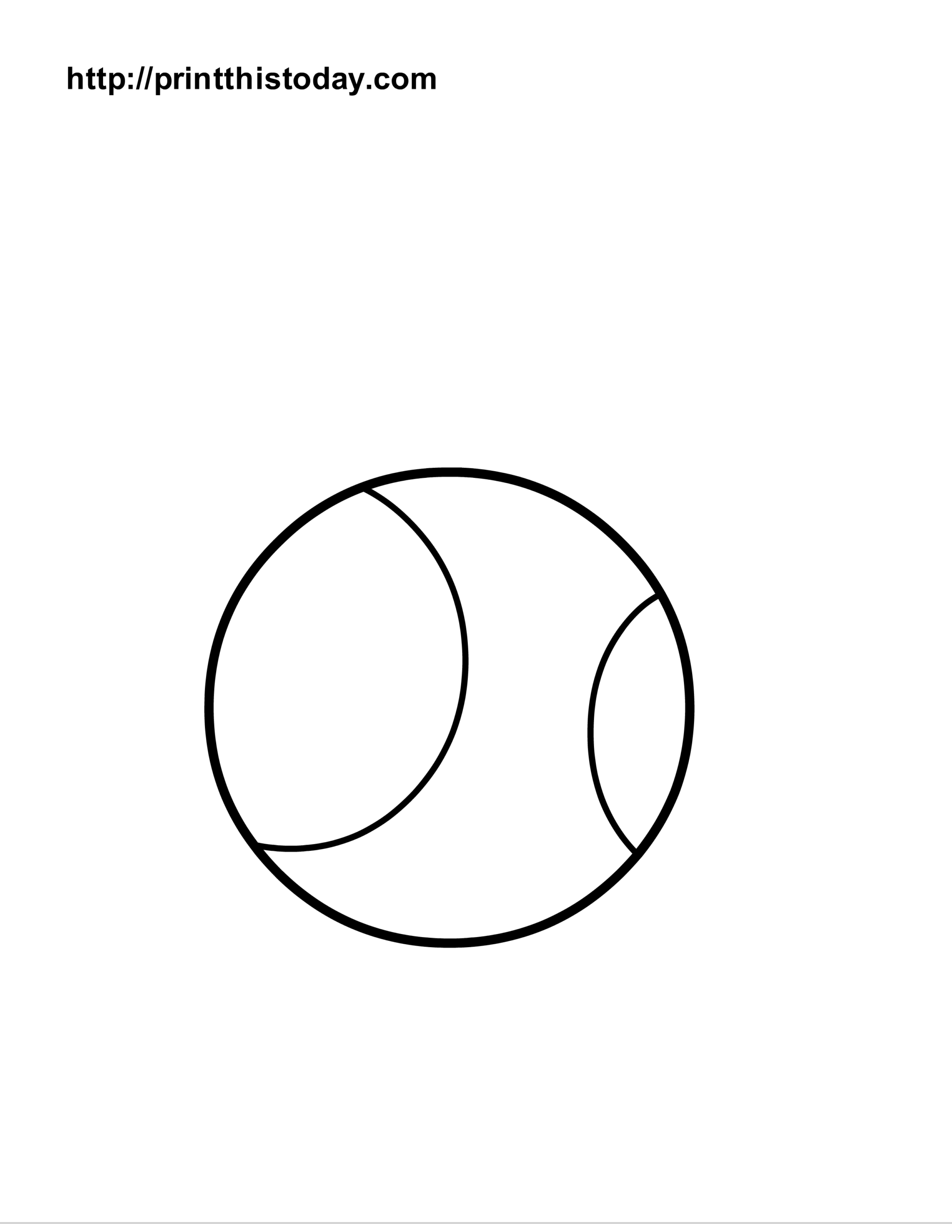 Free Printable Sports Balls Coloring Pages