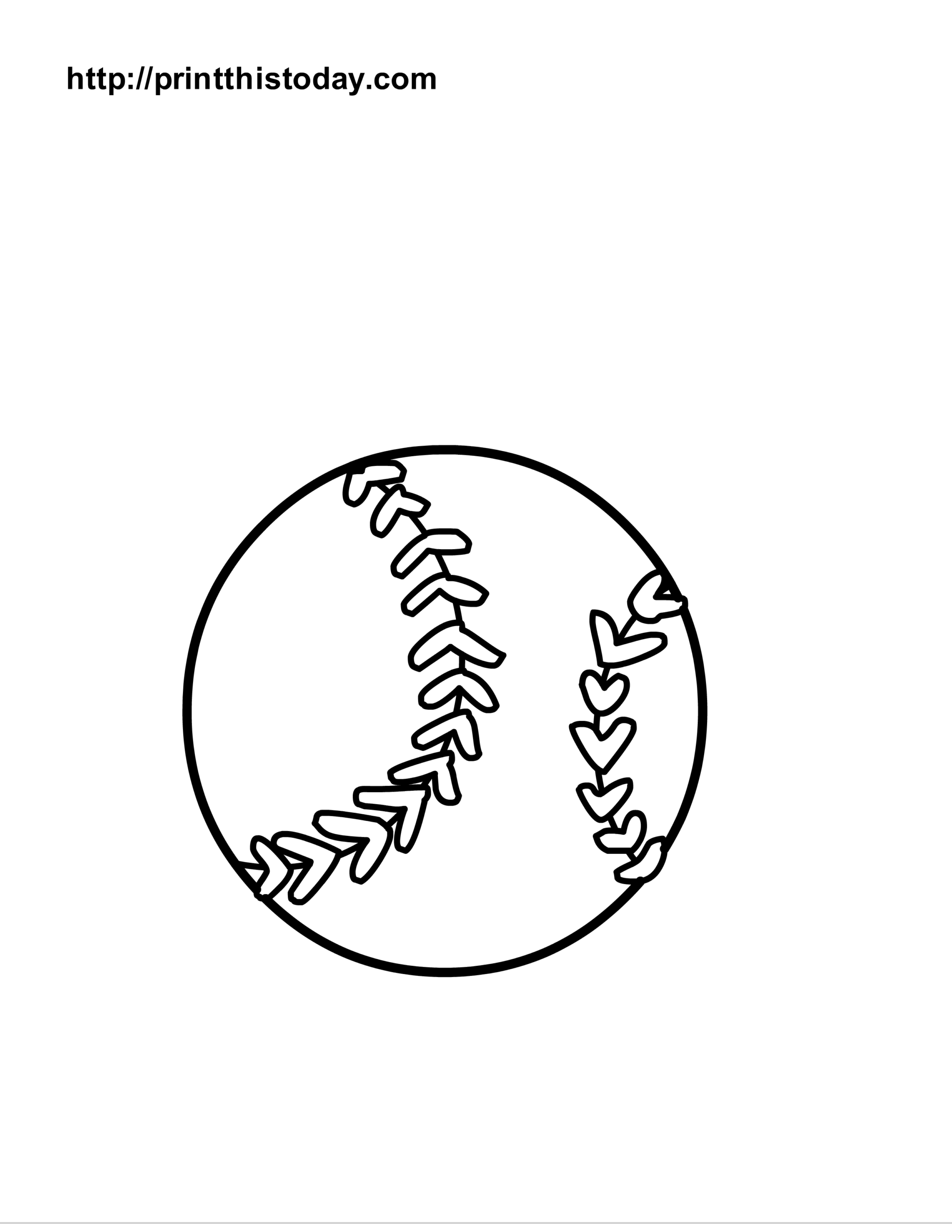 Free Printable Sports Balls Coloring Pages