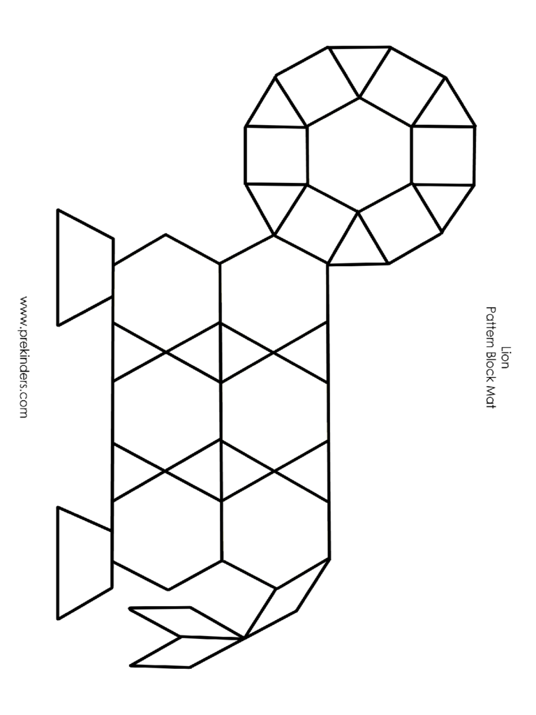 Free Printable Template Pdf Pattern Blocks Free Printable Pattern