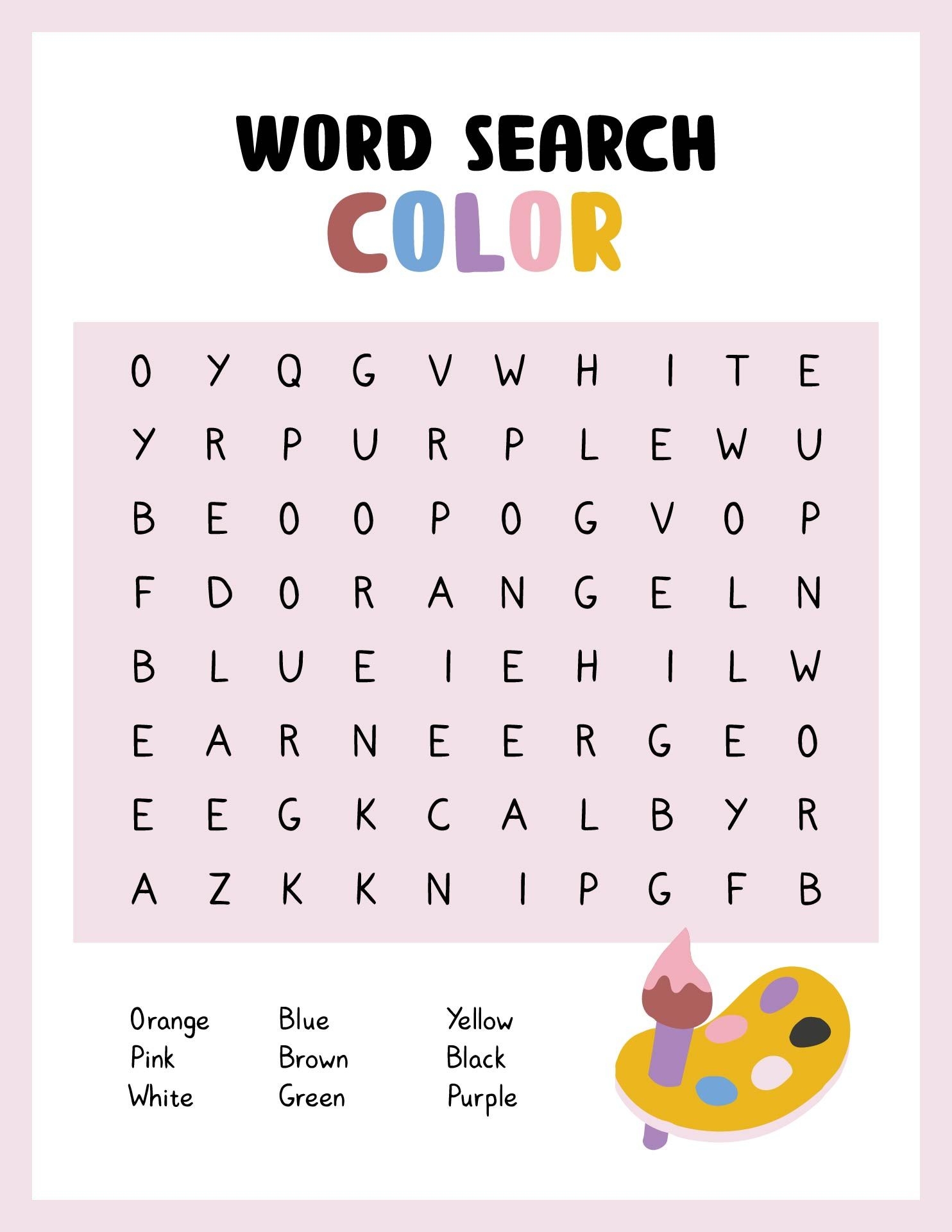 Free Printable Word Search Games For Grade 1 Download Free Printable