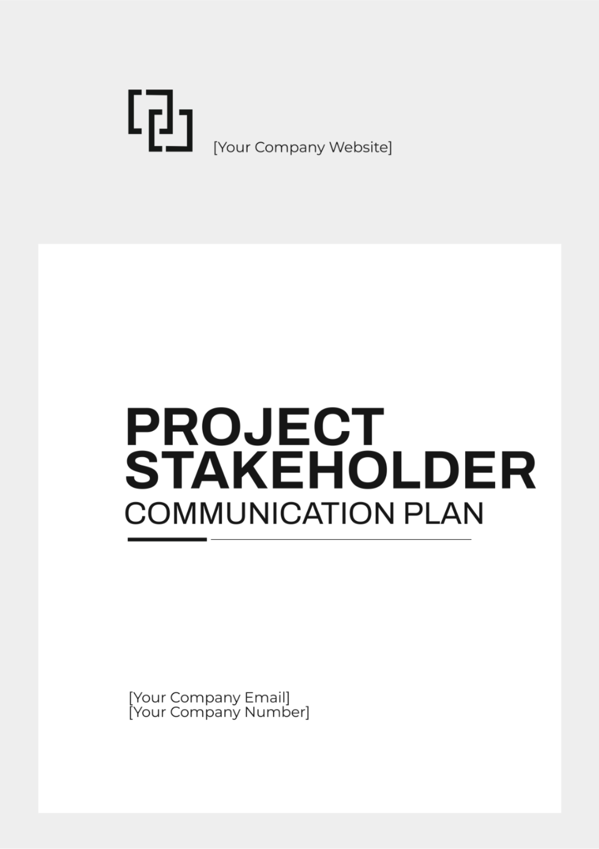 Free Project Stakeholder Communication Plan Template To Edit Online