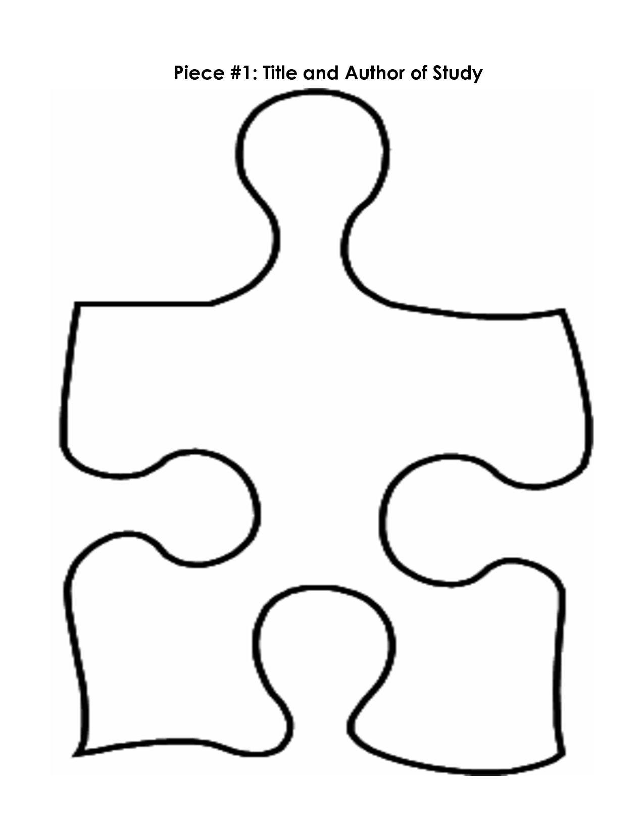 8 puzzle pieces template